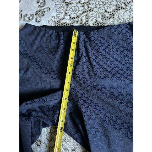 ALFANI Womens Black Print Essential Straight Leg Comfort Waist Pants Size 10 - Picture 7 of 7